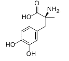 3-Hydroxy-alpha-methyl-DL-tyrosine Chemical Structure